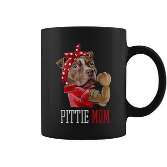 Funny Pitbull Mom Pittie Mom Dog Mom Mothers Day Coffee Mug | Mazezy