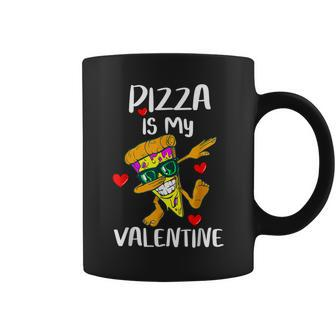 Funny Pizza Is My Valentine Cute Hearts Valentines Day Coffee Mug - Seseable