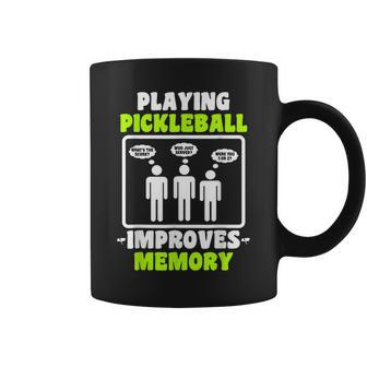 Funny Playing Pickleball Pickleball Players Gifts Men Coffee Mug - Seseable