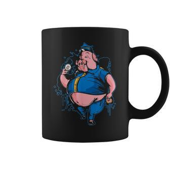 Funny Police Officers Cops Are Pigs Coffee Mug - Seseable