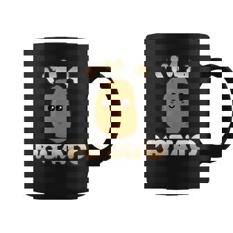 Funny Potato Costume Cute Kawaii Style Smiling Im A Potato Coffee Mug | Mazezy