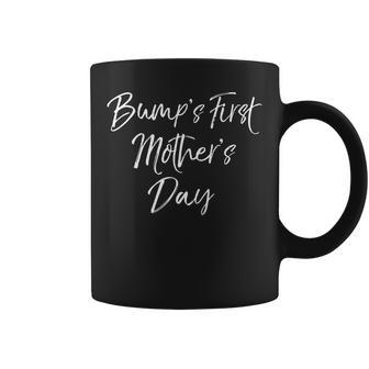 Funny Pregnancy Gift For New Mom Bumps First Mothers Day Coffee Mug | Mazezy
