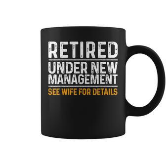 Funny Retirement Design Men Dad Retiring Party Humor Lovers Coffee Mug | Mazezy