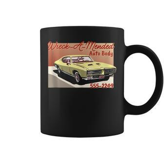 Funny Saying Retro Car Mechanic Auto Body Fathers Day Coffee Mug - Thegiftio UK