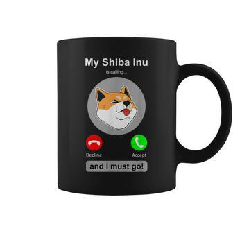 Funny Shiba Inu Shiba Calling Shiba Inu Dog Coffee Mug | Mazezy