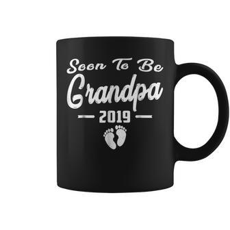 Funny Soon To Be Grandpa New Baby 2019 Shirt Father Day Gift Coffee Mug | Mazezy