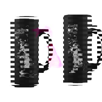 Funny Strong Chihuahua Dog I Love Mom Tattoo Chihuahua Mom Coffee Mug - Seseable