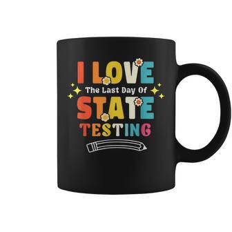 Funny Testing Day I Love State Testing Teacher School Coffee Mug - Thegiftio UK