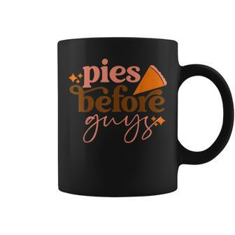 Funny Thanksgiving Pies Before Guys For Women And Girls Coffee Mug - Thegiftio UK