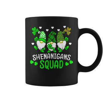 Funny Time For Shenanigans Squad St Patricks Day Gnomes Coffee Mug - Seseable