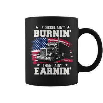 Funny Trucker Gifts Men Husband Semi Trailer Truck Driver Coffee Mug | Mazezy
