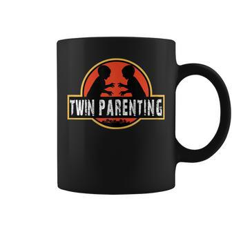 Funny Twin Dad Fathers Day Gift Parenting T Shirt For Men Coffee Mug | Mazezy CA