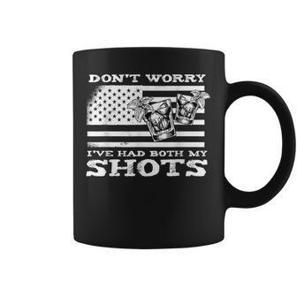 Funny Two Shots Do Not Worry Ive Had Both My Shots Saying Coffee Mug | Mazezy
