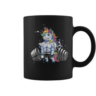 Funny Unicorn Weightlifting Gym Cute Love Working Out Coffee Mug - Thegiftio UK