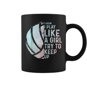 Funny Volleyball Design Girls Women Youth N Sports Lovers Coffee Mug | Mazezy