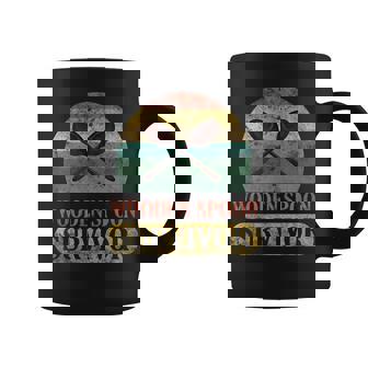 Funny Wooden Spoon Survivor Vintage Retro Humor Coffee Mug | Mazezy