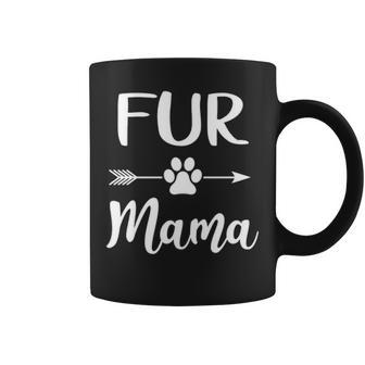 Fur Mama Fur Lover Owner Gifts Dog Mom Coffee Mug - Seseable