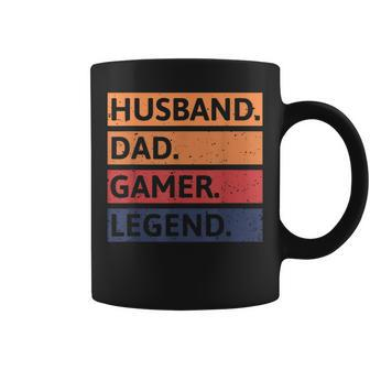 Gamer Dad Funny Husband Dad Video Game Legend Fathers Day Coffee Mug | Mazezy