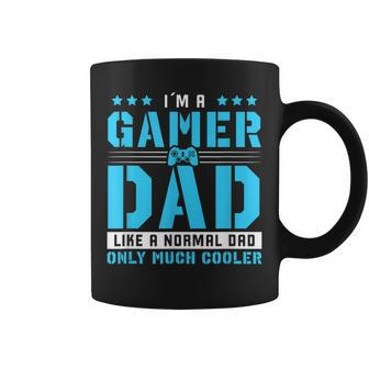 Gamer Dad Only Much Cooler For Gaming Dad Gift For Mens Coffee Mug | Mazezy