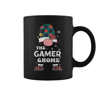 Gamer Gnome Buffalo Plaid Matching Family Christmas Pajama Coffee Mug - Thegiftio UK