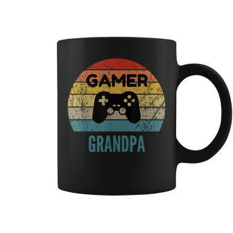 Gamer Grandpa Vintage 60S 70S Console Controller Graphic Coffee Mug | Mazezy CA