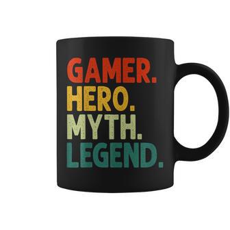 Gamer Hero Myth Legend Vintage Gaming Tassen - Seseable