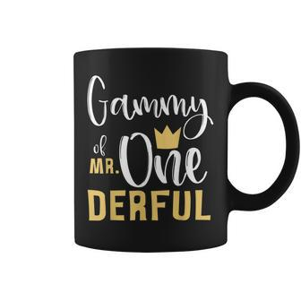 Gammy Of Mr Onederful 1St Birthday First One-Derful Grandma Coffee Mug - Seseable