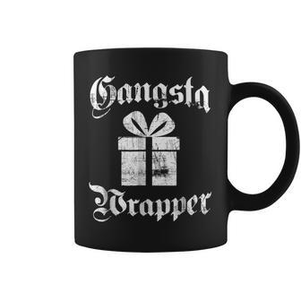 Gangsta Wrapper Funny Holiday Christmas Gift Rapper Coffee Mug | Mazezy