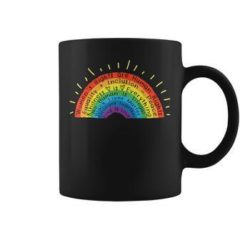 Gay Pride Human Rights Black Lives Matter Love Is Love Coffee Mug | Mazezy