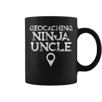 Geocaching T For Uncle Men Geocaching Ninja Uncle Gift Coffee Mug | Mazezy