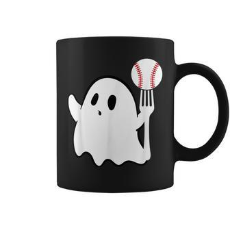 Ghost Forkball Baseball Pitch Fork Ball K Strikeout Coffee Mug | Mazezy