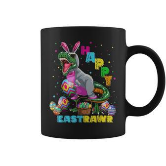 Gianhi T Rex Bunny Ears Easter Egg Funny Gift Coffee Mug - Seseable
