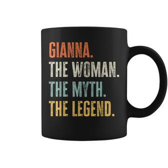 Gianna The Best Woman Myth Legend Funny Best Name Gianna Coffee Mug - Seseable