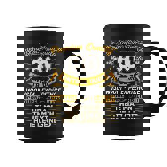 Gift For 80 Years Old 80Th Vintage The Man Myth Legend Coffee Mug - Seseable