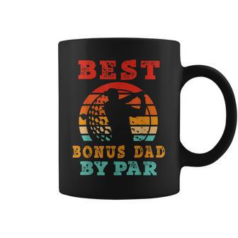 Gift For Fathers Day Best Bonus Dad By Par Golfing Gift For Mens Coffee Mug | Mazezy