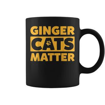 Ginger Cats Matter Kitty Rescue Mom Dad Gift Coffee Mug - Seseable