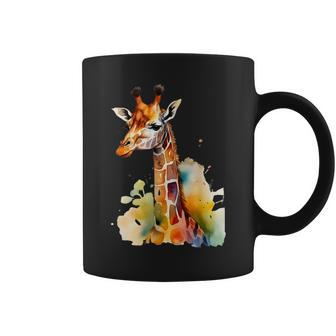 Giraffe Watercolor Coffee Mug | Mazezy