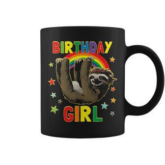 Girl Birthday Sloth B Day Party Kids Gift Idea Sloth Lovers Coffee Mug - Seseable