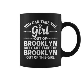 Girl Out Of Brooklyn Ny New York Gift Funny Home Roots Usa Coffee Mug - Seseable
