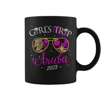 Girls Trip Aruba 2023 For Women Weekend Birthday Squad Coffee Mug | Mazezy