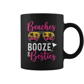 Girls Trip Girls Weekend Friends Beaches Booze Besties Coffee Mug | Mazezy