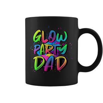 Glow Party Dad Costume 80S Glow Full Moon Party Outfit Gift For Mens Coffee Mug | Mazezy