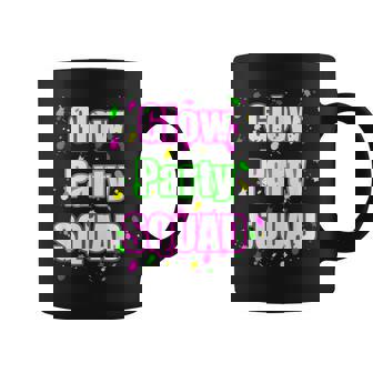 Glow Party Squad Paint Splatter Effect Neon Glow Party Coffee Mug | Mazezy