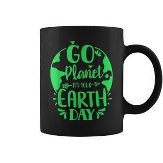 Go Planet Its Your Earth Day Nature Conservation Save Coffee Mug | Mazezy