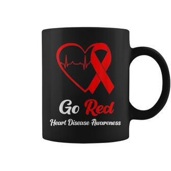 Go Red National Heart Disease Awareness Month Coffee Mug - Seseable