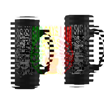 God Says I Am Black Woman Melanin Africa Black History Queen V2 Coffee Mug - Seseable