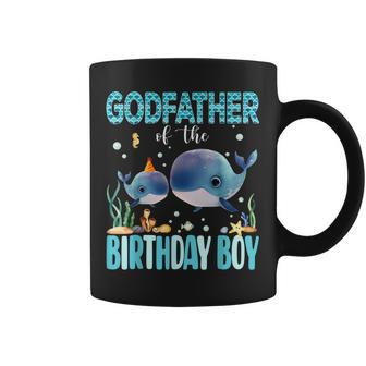 Godfather Of The Birthday Boy Whale Shark Sea Fish Ocean Coffee Mug | Mazezy