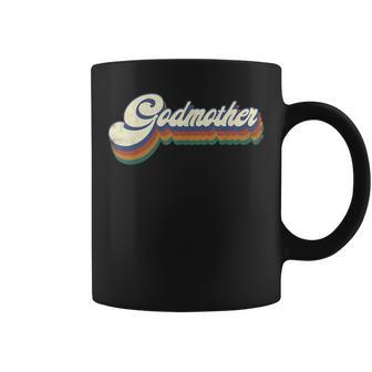 Godmother Gifts Women Retro Vintage Mothers Day Godmother Coffee Mug | Seseable CA