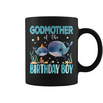Godmother Of The Birthday Boy Whale Shark Sea Fish Ocean Coffee Mug | Mazezy