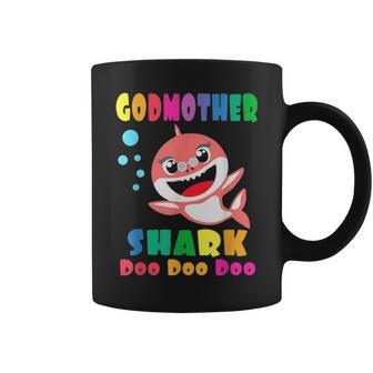 Godmother Shark Funny Mothers Day Gift For Womens Mom Coffee Mug | Seseable CA